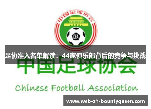足协准入名单解读：44家俱乐部背后的竞争与挑战